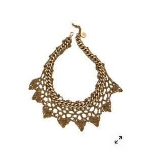 Venessa Arizaga Melancholia Necklace, Gold, New in Box Retail $600